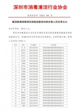 新冠病毒消毒清洁初级技能培训班合格人员名单公示